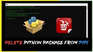 how to delete a package from pypi || AviUpadhyay