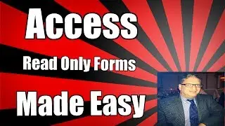 Using a text control to open a form as read only in Access 2007 2010 2013 2016 tutorial