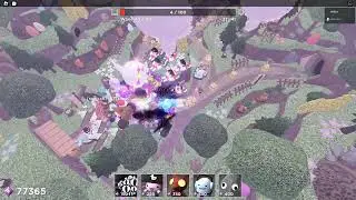 [ROBLOX Tower Heroes Easter 2024] Beating The Fox Commander on Burrow Brawl Hard Mode