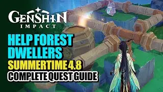 Help The Forest Dwellers 3/3 Complete Puzzle Guide | Summertide Scales And Tales | Genshin Impact