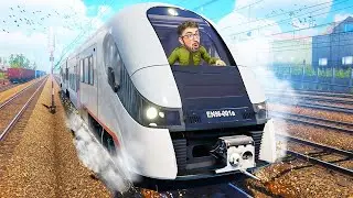 SIMULADOR DE CONDUCTOR DE TRENES 😂 | SimRail