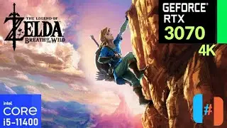 Ryujinx Emulator The Legend Of Zelda Breath Of The Wild 4K 60FPS Mod | RTX 3070 + i5 11400
