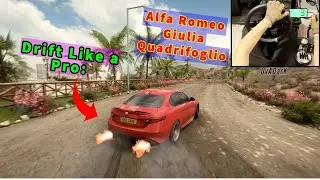 Drift Like a Pro: Alfa Romeo Giulia Quadrifoglio in Forza Horizon 5