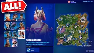 *ALL* 14 Character Locations in Fortnite Chapter 6 Season 1