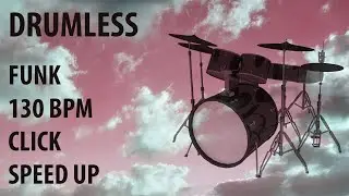 Speed Up Drumless Play Along Jam Track | 130 BPM with Click