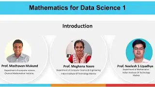 Mathematics for Data Science 1 - Introduction