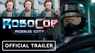RoboCop: Rogue City Геймплей на Русском Реакция на трейлер игры про Робокопа в стиле Cyberpunk 2077