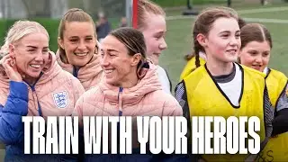 Alex Greenwood, Ella Toone & Lucy Bronze | Kids Train With Their Lionesses Heroes | M&S Food