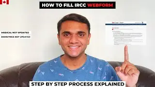 HOW TO FILL IRCC WEBFORM FOR CANADA VISA APPLICATION || IRCC WEBFORM || HOW TO CONTACT IRCC ||