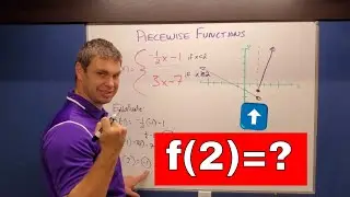 Evaluate the Piecewise Function for Different Values of X