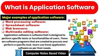 What is Application software, application software in computer, application software in English,