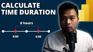 CALCULATE TIME DURATION between two periods in POWER BI // Power Query or DAX Methods with EXAMPLE