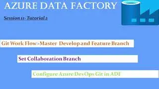 S11.Azure Data Factory- Azure DevOps Configuration, Branch and Collaboration Branch- Tutorial 2