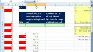 Excel Magic Trick 467: Conditional Formatting every Nth value (Conditional Format)