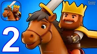 Kingland - Gameplay Walkthrough Part 2 King War Army Commander Castle Defense Adventure