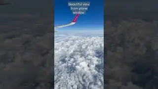 beautiful view from plane window #tahirgulvlogs #tahirgul #planewindow #skyview #viewfromplanewindow