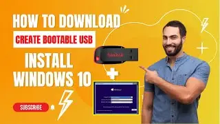 How to Download and Create Bootable USB For install windows 10 3 in one video