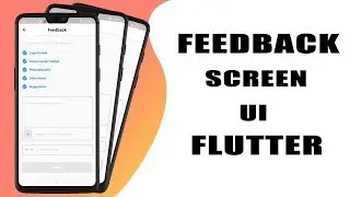 Flutter -  Feedback UI Tutorial