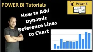 How to Add Dynamic Reference Line on Power BI Chart based on Min Max Average Median & Percentile