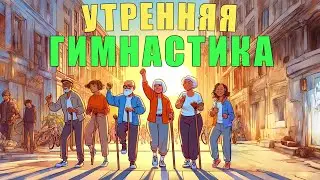 Утренняя гимнастика с палкой | ЛФК упражнения