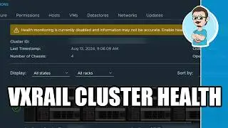 Enable and Disable Cluster Health Monitoring within Dell's VxRail Appliance 8.0x!