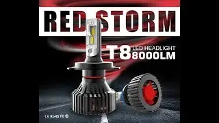 Тест светодиодных ламп RED STORM, LED лампы Т8 Н7 от компании STELLAR