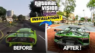 How To Install Natural Vision Evolved! In GTA 5 ✅(Complete Guide) GTA 5 Free Graphics Mod 😍