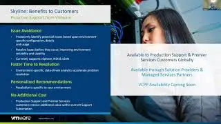 VMware Skyline 2.0 Proactive Support Webinar Demo