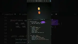 Day 004 - 🤕 CSS Pill loader animation #css3 #webdevelopment #htmlproject #cssloaders