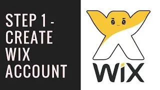 Step 1 - Create Wix Account | Master Wix - Create a Wix Website in 1 hour