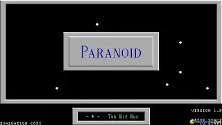 Paranoid gameplay (PC Game, 1992)