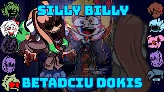 Silly Billy But Multiverse Mod's Ddlc Sing It | FNF Silly Billy Betadciu Dokis