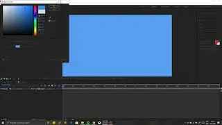 Adobe After Effects CC 2019 - Change Background Color