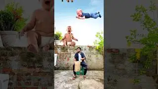 Flying crying babies Catching vs goat vs cockroach & eagle - Funny vfx magic 😄