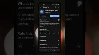 Data Restore Tool Update in All Android Phones #smartphone #google #datarecovery #android