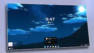 Make windows 11 Look Minimalistic - Dynamic Island ( Windows 11 Customization )