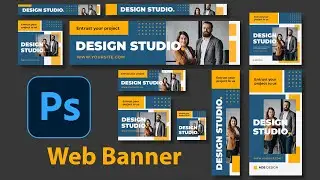 How to Make Web Banner in Adobe Photoshop