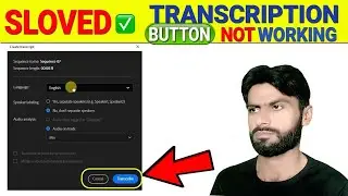 How to Enable transcribe Option in Adobe Premiere Pro 2023 | Transcription not working