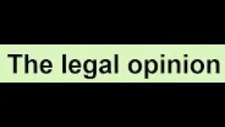 Как должно выглядеть Legal opinion? Суть консалтинга оплаты за него