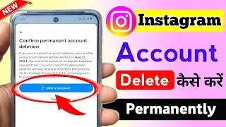 How to delete instagram account permanently | Instagram account delete kaise kare permanently