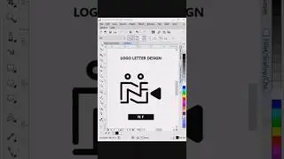 NF Logo Design in CorelDRAW 