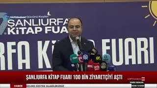 Şanlıurfa Kitap Fuarı 100 bin ziyaretçiyi aştı