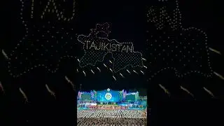 775-Drone Light Show in Tajikistan