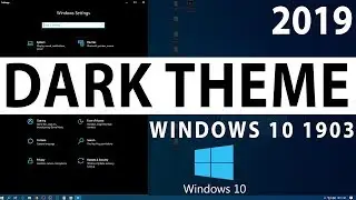 How To Enable DARK MODE On WINDOWS 10 1903 Spring Update