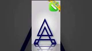 How to Create 3d logo illustrator design just in 23 sec🔥 #short #logodesign #viral