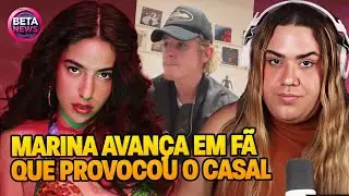 MARINA SENA JOGA ÁGUA EM FÃ QUE PERGUNTOU DE VIVI E JULIANO FLOSS