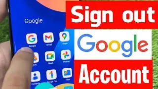 How to sign out of google account: Android