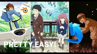 Make easy Anime style effect in blender