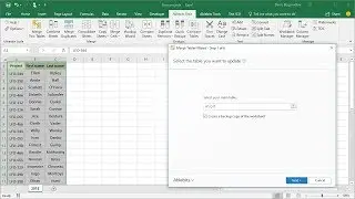 How to merge Excel sheets into one