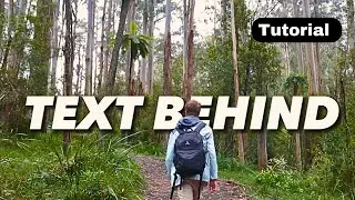 Text Behind Person Effect Capcut Tutorial